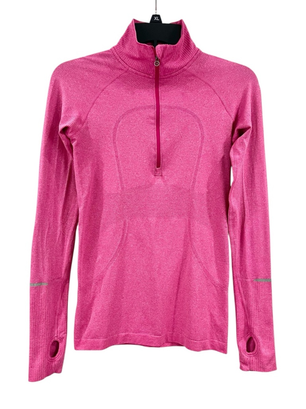 Lululemon Run Swiftly Tech 1/2 Half Zip Pullover Mock Neck Paris Pink